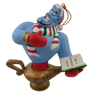 Disney Aladdin Genie in Lamp Christmas Ornament 022901 DCO w/ Box Holiday Decor